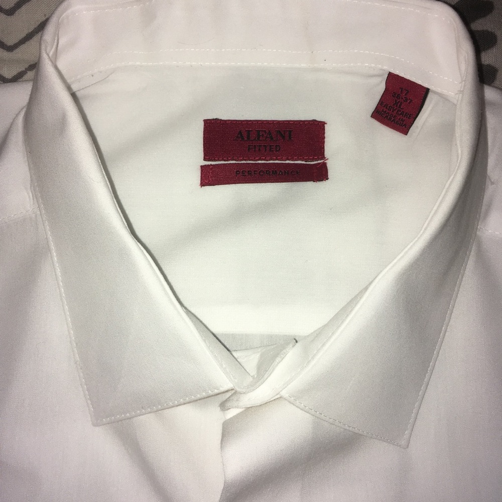 Alfani white men’s dress shirt